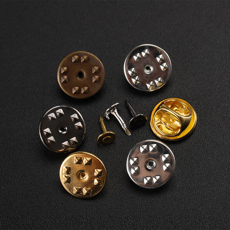 Brooch Pin Gold - 50 conjuntos / lote Ouro Ródio