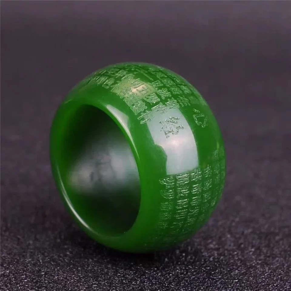 Women'S Accessories And Jewelry - Anel de Jade Verde Natural 22mm,