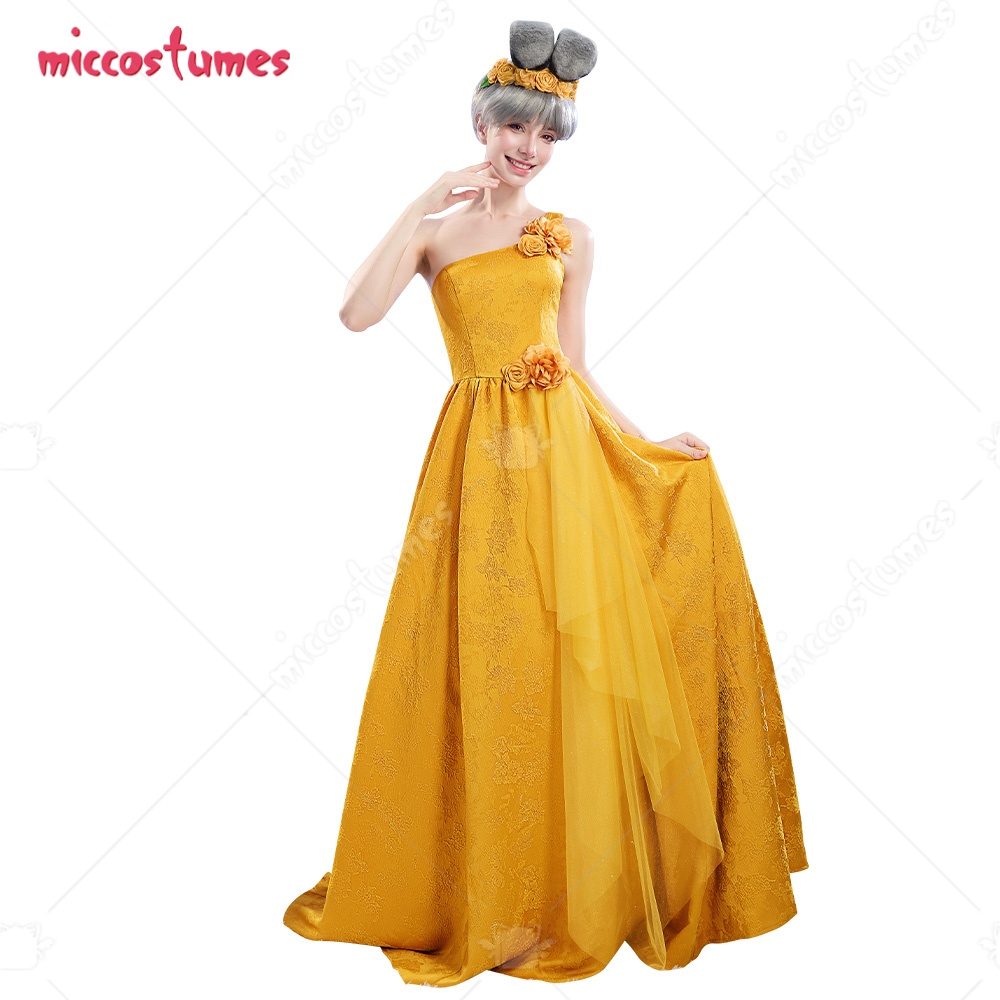 Women'S Yellow Accessories - 【Pronto para Envio】 Vestido de Cosplay