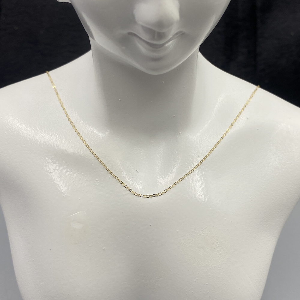 Women'S Yellow Accessories - Sinya-18k Ouro O Colar de Corrente