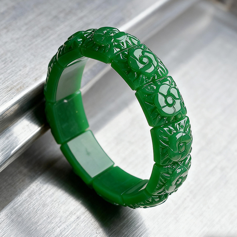 Women'S Accessories And Jewelry - Real jade flor pulseira pulseira designer