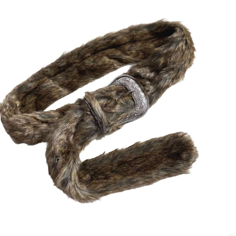 Cinto inverno pelúcia peludo 2 - Women Accessories Description avaliação e preço