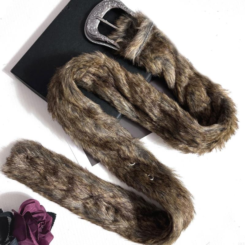 Cinto inverno pelúcia peludo 2 - Women Accessories Description avaliação e preço