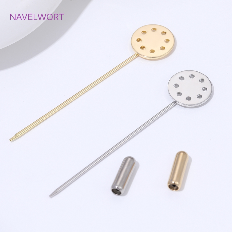 14k banhado a ouro broche long - Brooch Pin Gold avaliação e preço