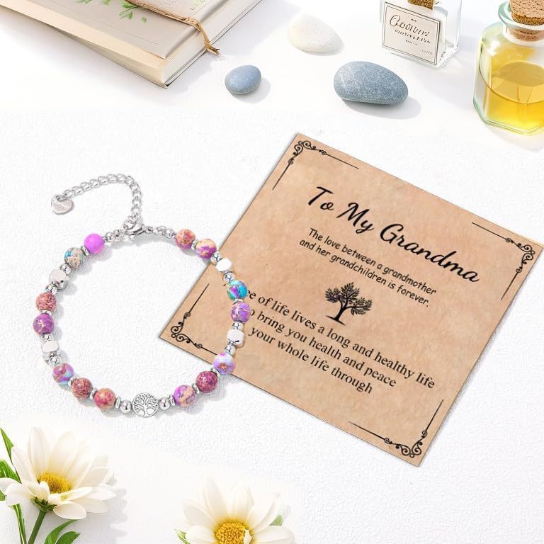 Pulseira de pedras naturais co - Women'S Accessories Amazon avaliação e preço