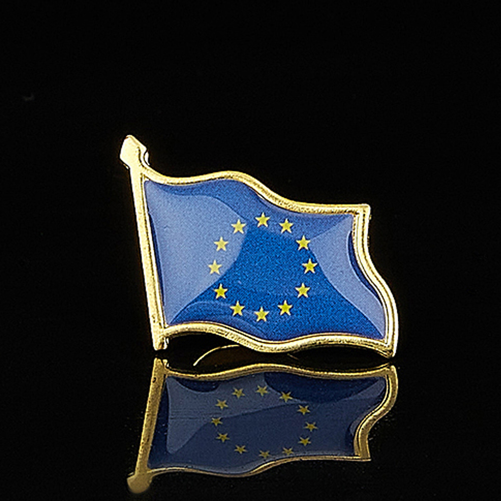 União Europeia Patriotismo Emb - Brooch Pin Gold avaliação e preço