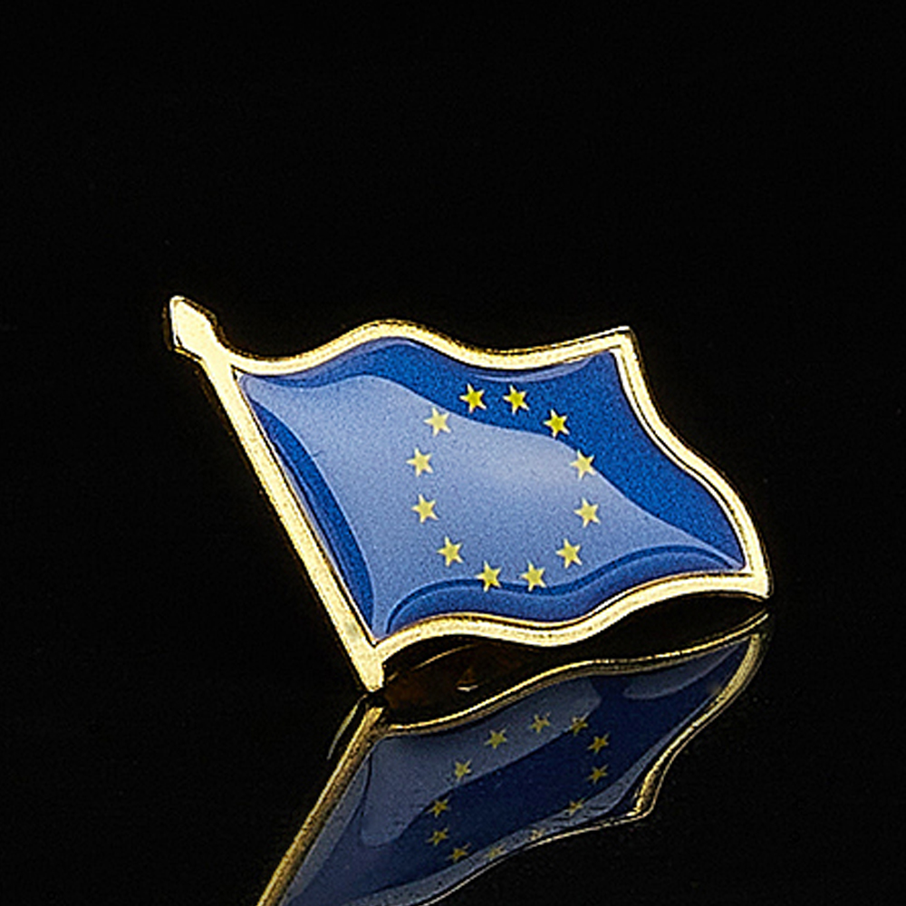 União Europeia Patriotismo Emb - Brooch Pin Gold avaliação e preço