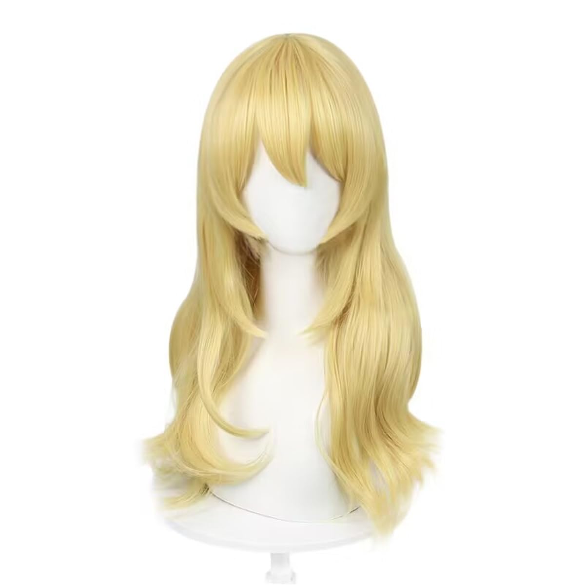 60cm longo amarelo loiro solto - Women'S Yellow Accessories avaliação e preço