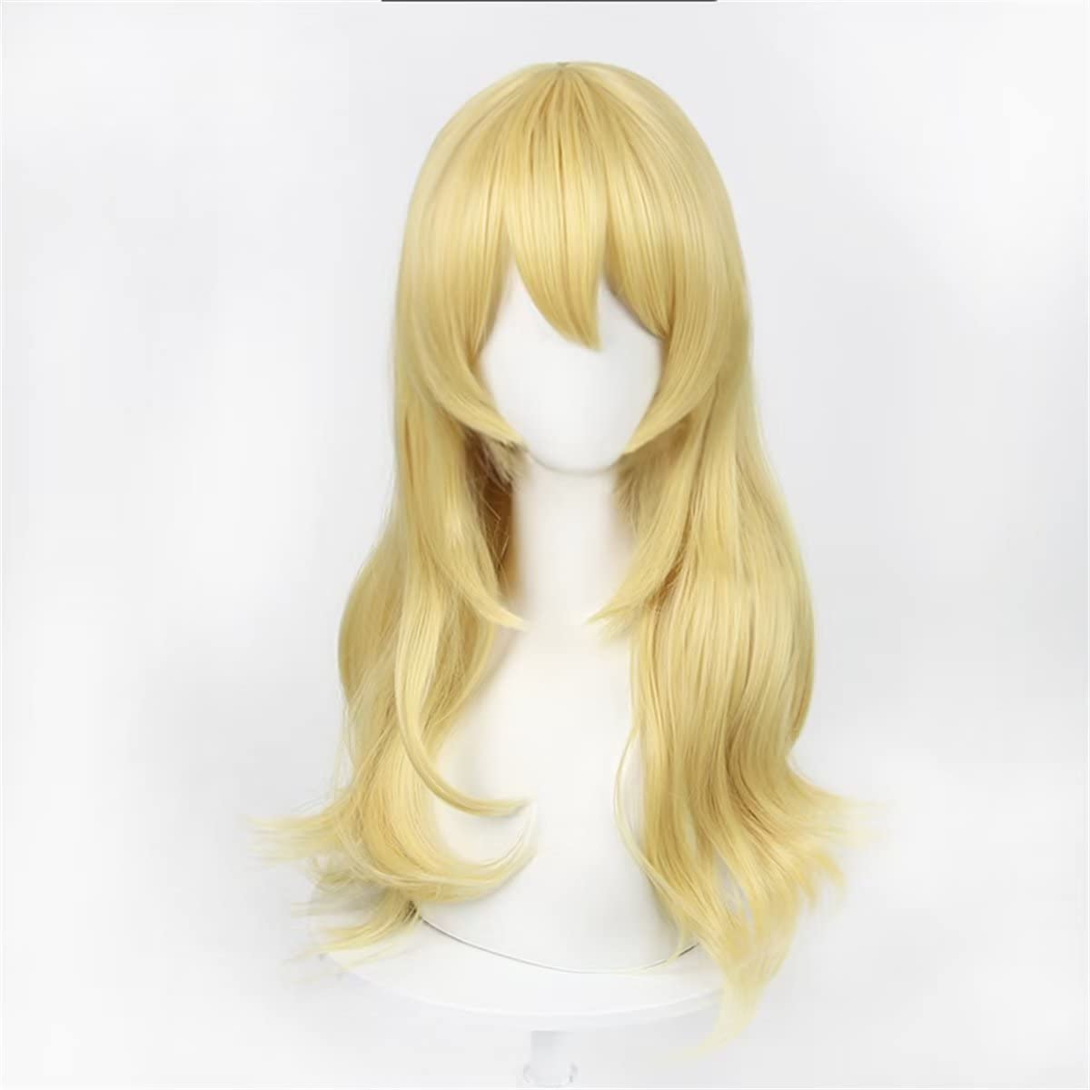 60cm longo amarelo loiro solto - Women'S Yellow Accessories avaliação e preço