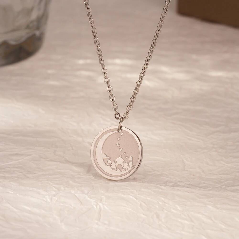 Jerusalém palácio lua moeda di - Coin Necklace Delicate avaliação e preço