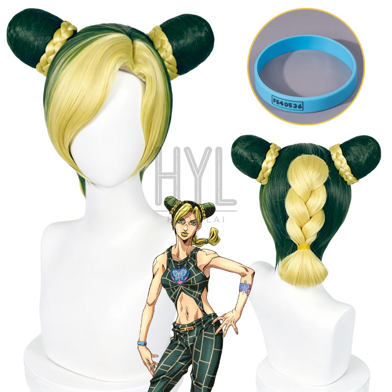 Peruca de Cosplay Anime JOJO J - Women'S Yellow Accessories avaliação e preço