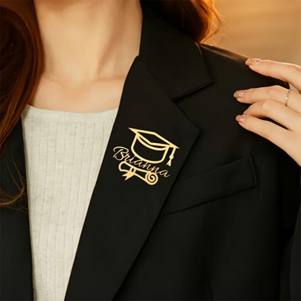 Broche Personalizado para Chap - Brooch Pin Gold avaliação e preço