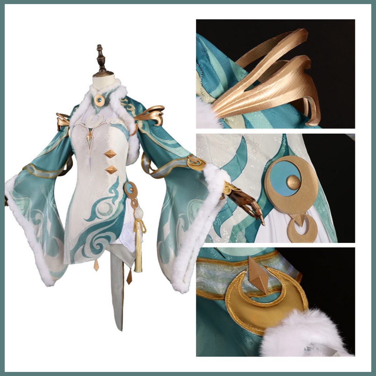 Fantasia de Cosplay Game Zibai - Women'S Ear Accessories avaliação e preço