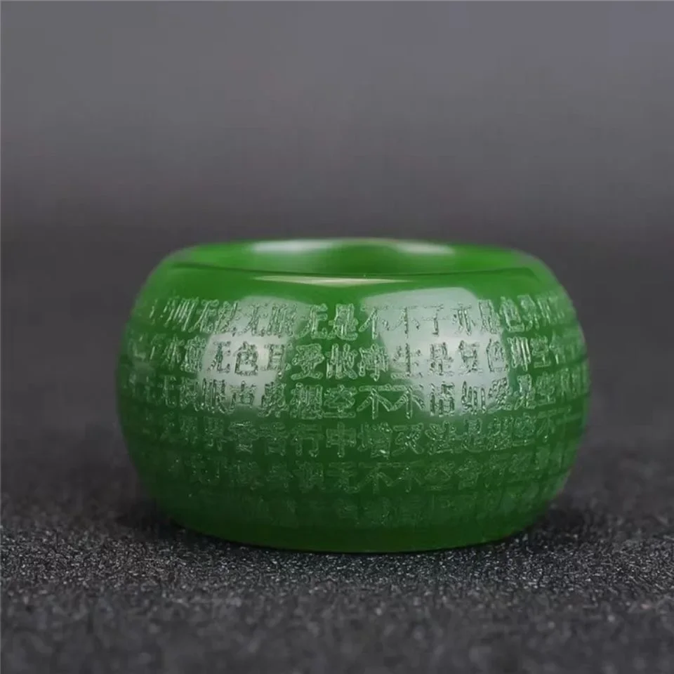 Anel de Jade Verde Natural 22m - Women'S Accessories And Jewelry avaliação e preço
