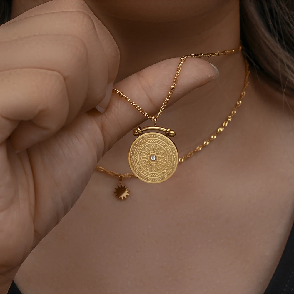 Eb.belle centro do universo vi - Coin Necklace Delicate avaliação e preço
