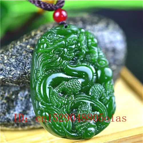 Natural Verde Chinês Jade Drag - Women'S Accessories And Jewelry avaliação e preço