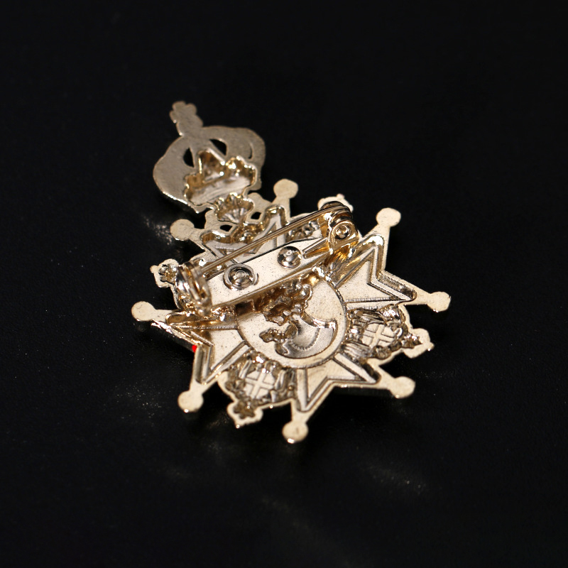 Atacado de novo popular metal  - Brooch Pin Gold avaliação e preço