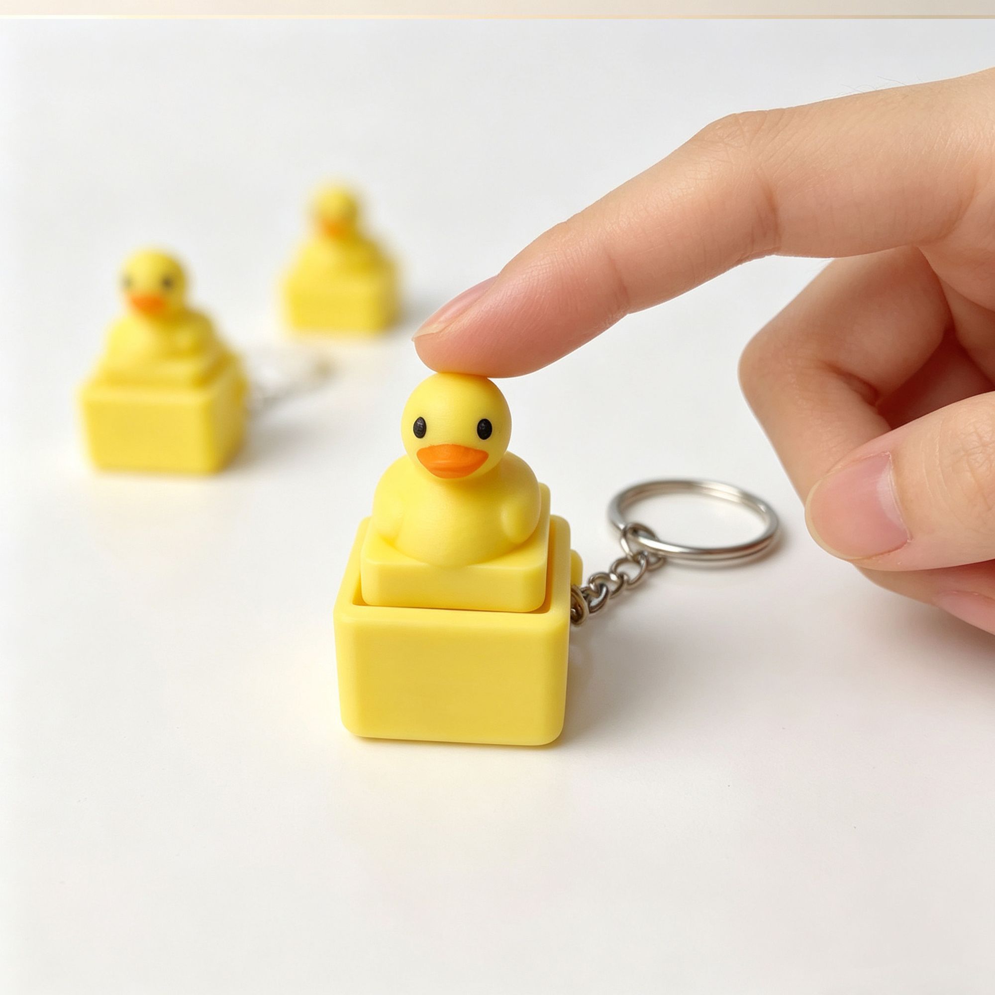 Chaveiro de Pato Amarelo Fofo, - Women'S Yellow Accessories avaliação e preço