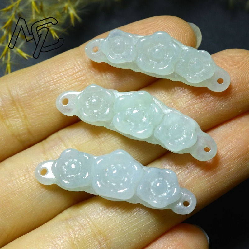1 peça de Flor de Jadeíta Natu - Women'S Accessories And Jewelry avaliação e preço