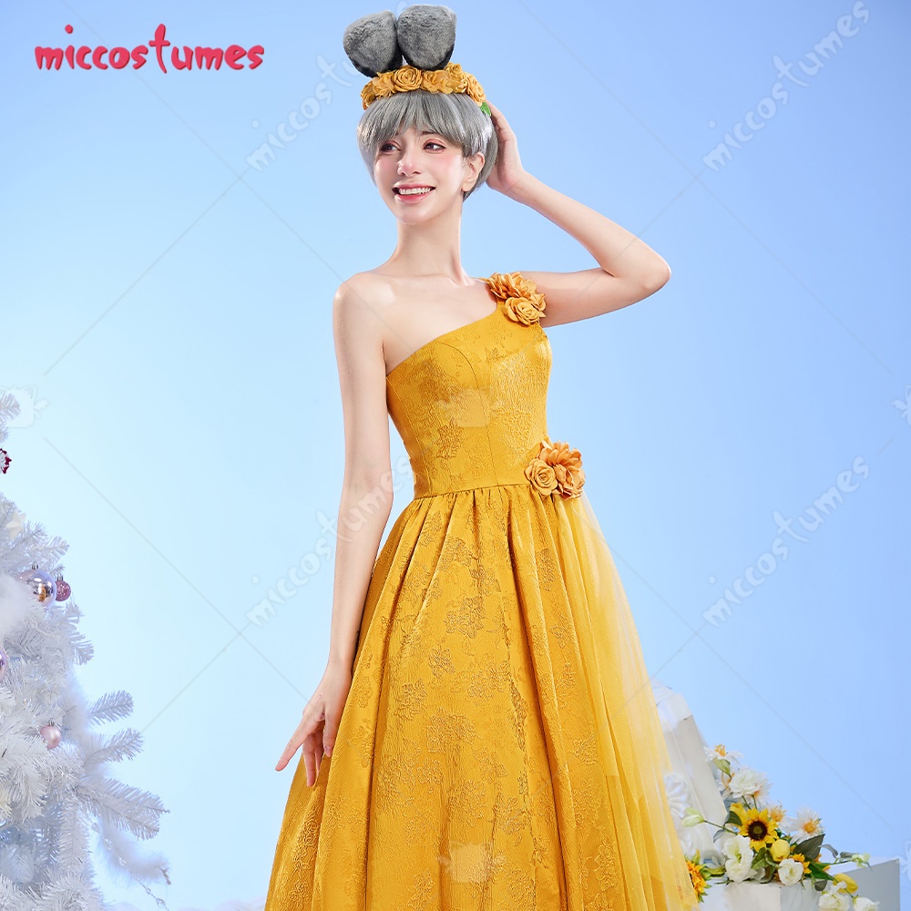 【Pronto para Envio】 Vestido de - Women'S Yellow Accessories avaliação e preço