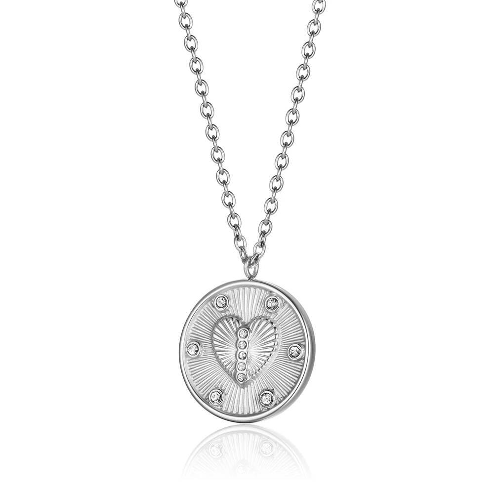 Mulheres de aço inoxidável del - Coin Necklace Delicate avaliação e preço