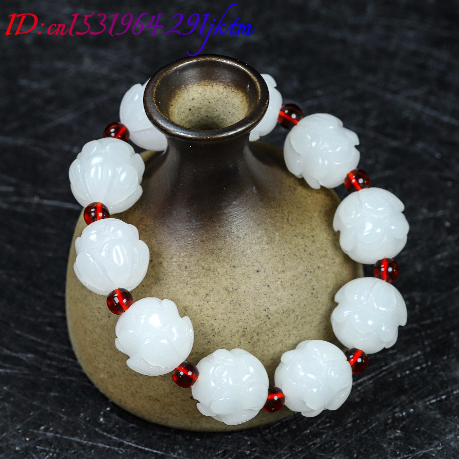 Pulseira de Jade Real Branca c - Women'S Accessories And Jewelry avaliação e preço
