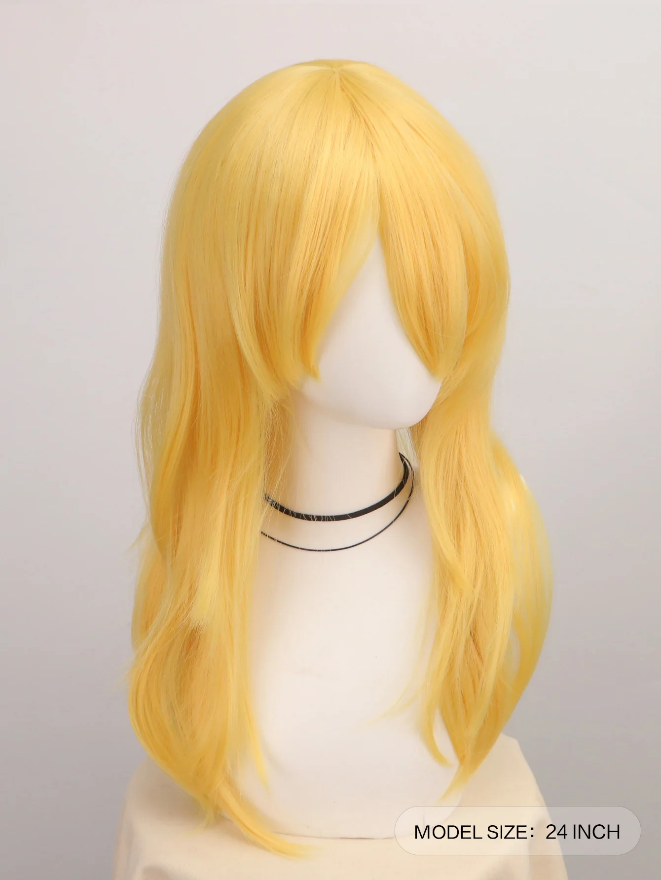 Amarelo longo grande ondulado  - Women'S Yellow Accessories avaliação e preço