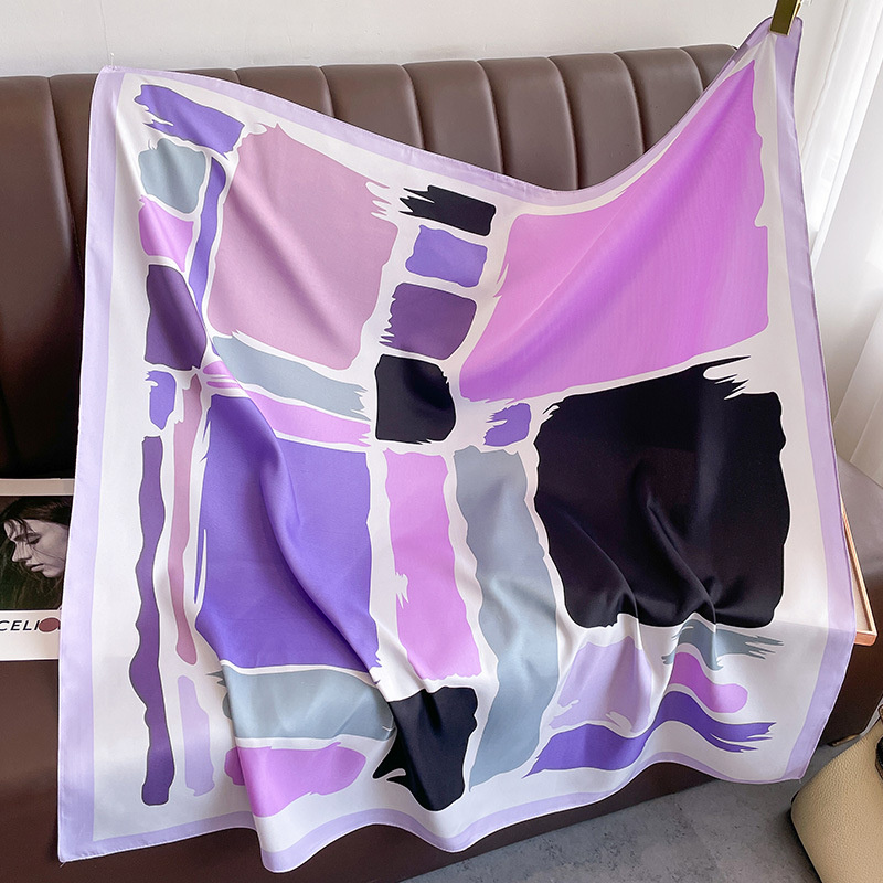 90*90cm marca de luxo lenço qu - Women Accessories Brands avaliação e preço