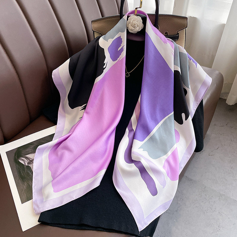 90*90cm marca de luxo lenço qu - Women Accessories Brands avaliação e preço
