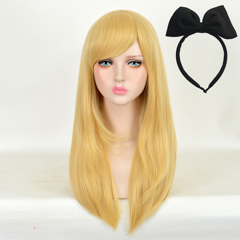 Peruca Cosplay Alice no País d - Women'S Yellow Accessories avaliação e preço