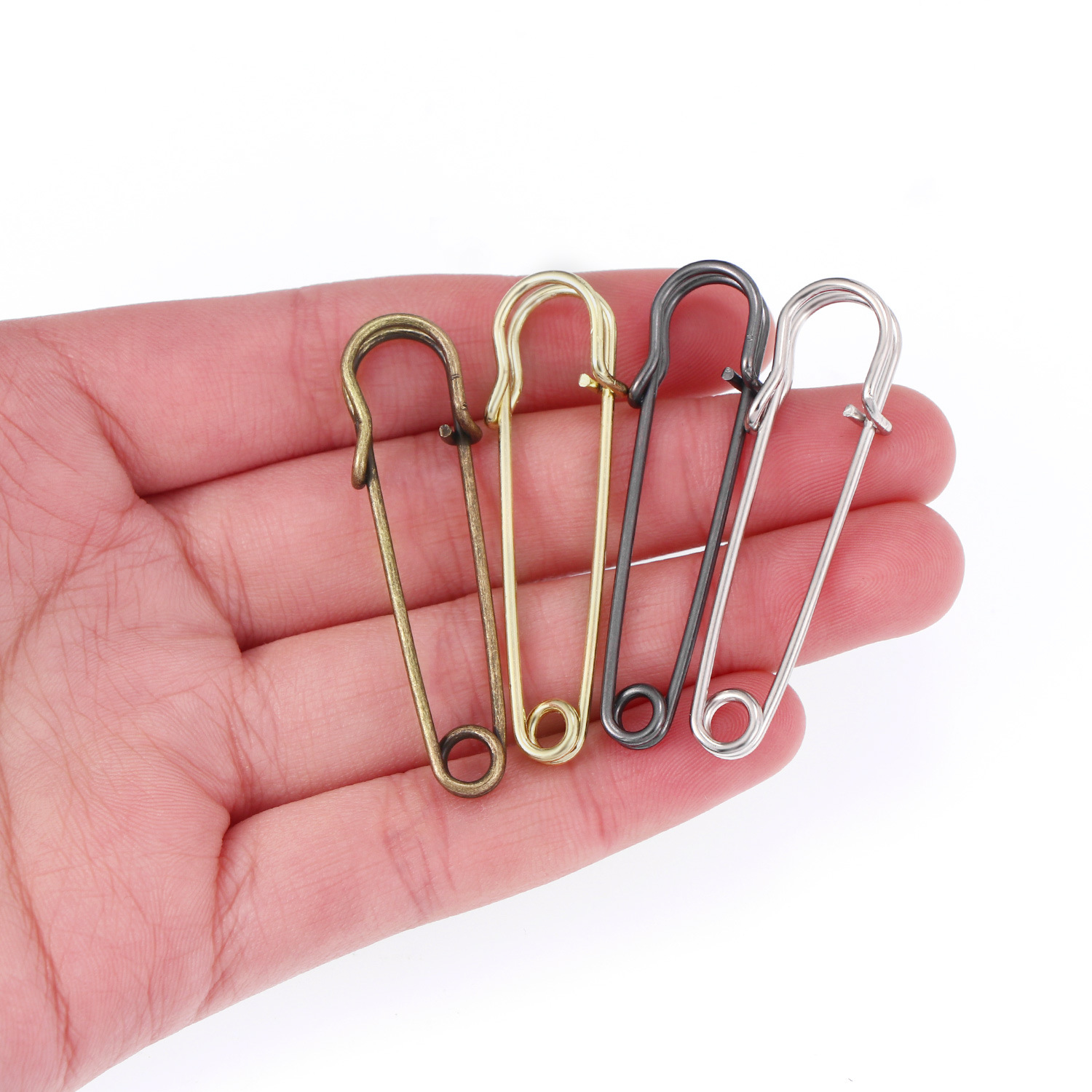 20 peças 50mm alfinetes de seg - Brooch Pin Gold avaliação e preço