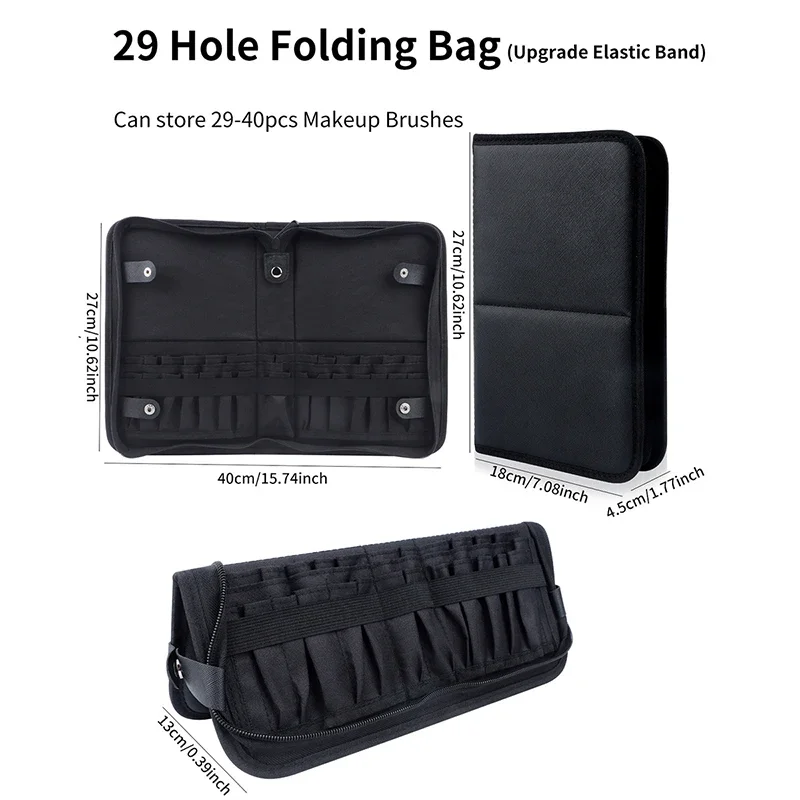 Bolsa dobrável para pincéis de - Women Accessories Pouch avaliação e preço