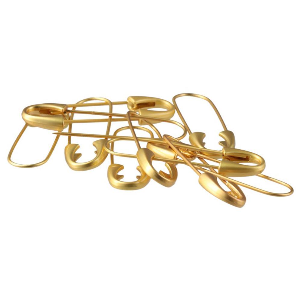 10 pçs diy metal ouro broches  - Brooch Pin Gold avaliação e preço