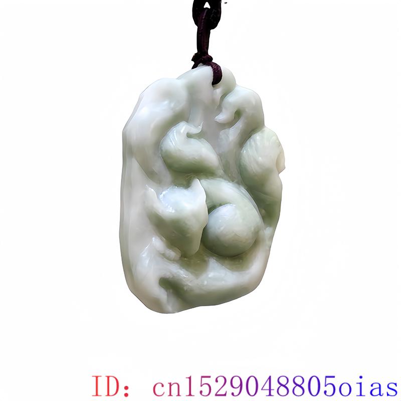 Natural Jade Fox Colar Pingent - Women'S Accessories And Jewelry avaliação e preço