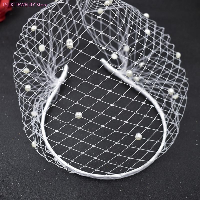 62ke malha testa pérola véu ba - Women Accessories Description avaliação e preço